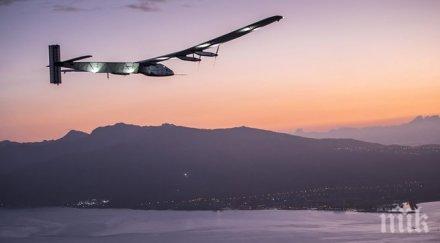 слънчевият самолет solar impulse почива август