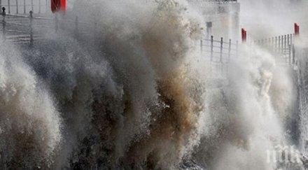 тайфун изгуби силата китай остави големи щети