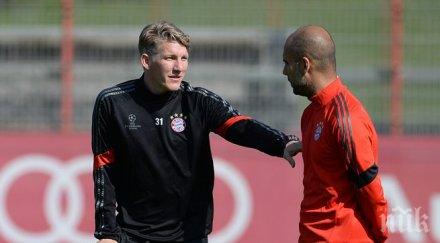 гуардиола решението швайнщайгер личен избор