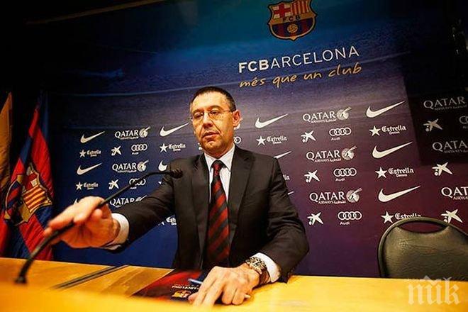 Бартомеу поведе на Лапорта по-малко от седмица преди изборите