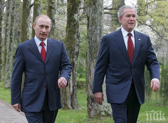 Путин към Буш: Моето куче е по-силно от твоето