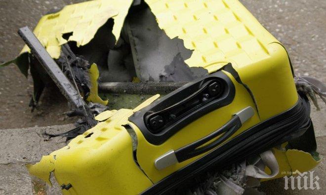 Съмнителният куфар в Казанлък бе взривен (видео)