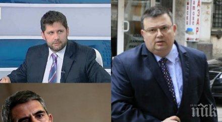 пик плевнелиев нагло провокира борисов мюрето правния съвет президентът открита война главния прокурор