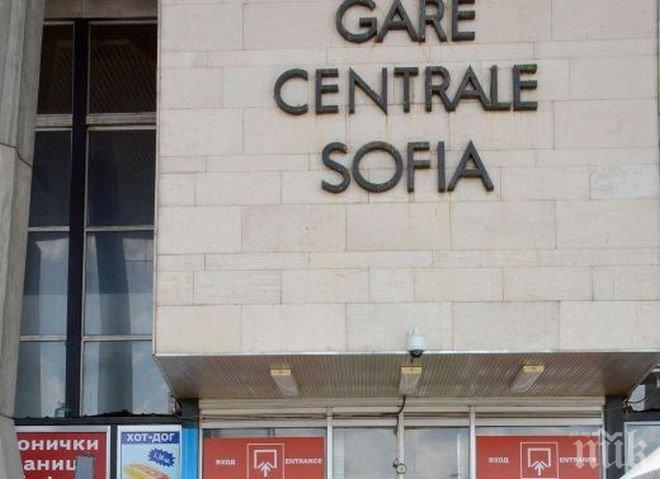Влаковете на Централна гара София се движат с до час закъснение заради авария