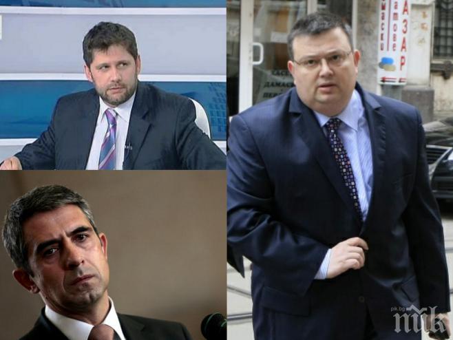 САМО в ПИК! Плевнелиев нагло провокира Борисов чрез мюрето си от Правния съвет! Президентът на открита война с главния прокурор!