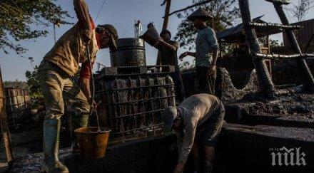 девет души загинали срутване мина филипините