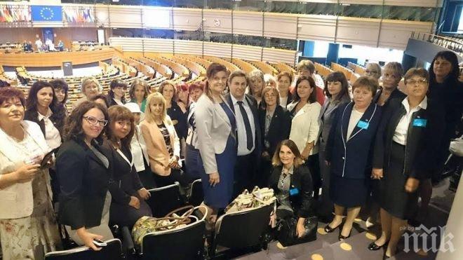 Жени ГЕРБ посетиха Европейския парламент в Брюксел по покана на евродепутата Емил Радев