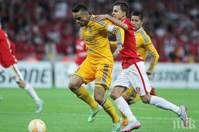 Интернасионал победи Тигрес в първия мач от полуфиналите за Копа Либертадорес