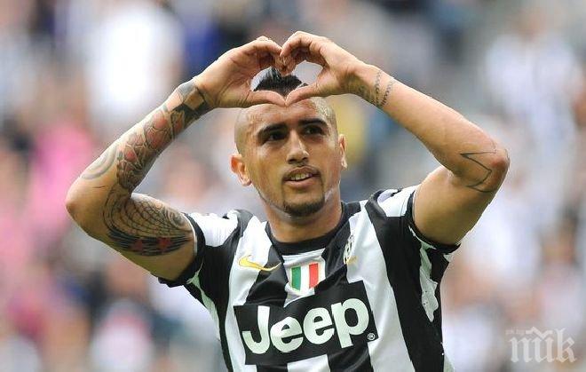 Видал все по-близо до трансфер, Байерн и Юве се споразумяха