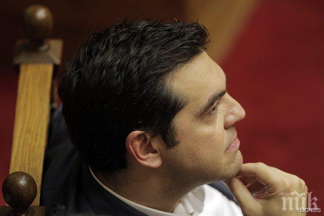 Ципрас: До сключването на споразумение с кредиторите ще работя с малцинство от депутати в парламента