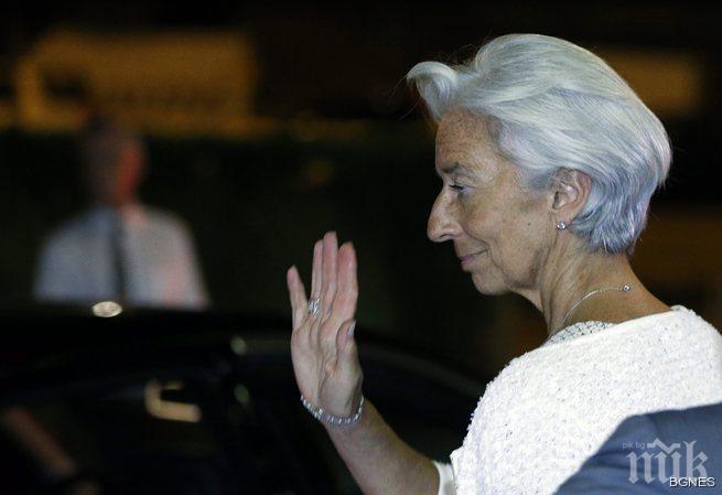 Лагард: Идеята за временно излизане на Гърция от еврозоната е зачеркната