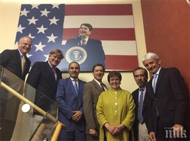 Цветанов разговаря във Вашингтон с председателя на Международния Републикански институт и с ген. секретар на ЕНП