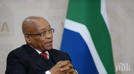 извадиха камък жлъчката президента южноафриканската република