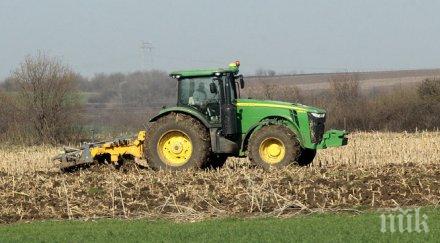 петък фермери масово излязат тежка техника бензиностанциите