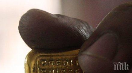 златото стабилизира месечния минимум