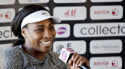 серина взима седмица пауза заради травма лакътя