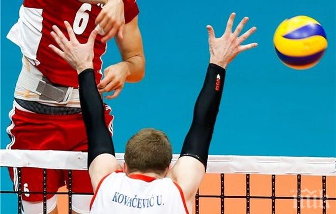 Страшна волейболна драма в мач между Сърбия и САЩ