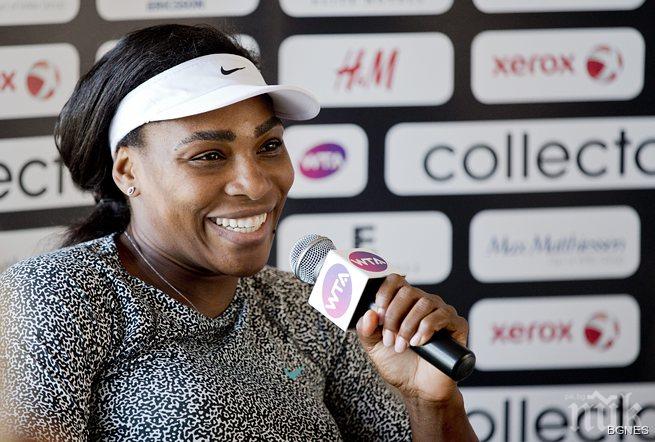 Серина си взима седмица пауза, заради травма в лакътя