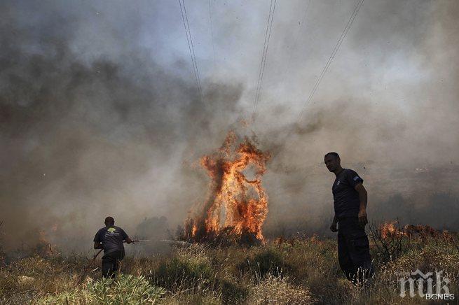 Българин е арестуван за пожарите в Атина