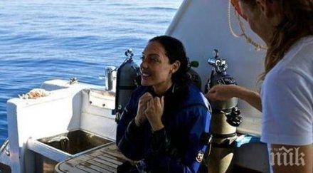 българката подобрила световен рекорд дълбоко гмуркане