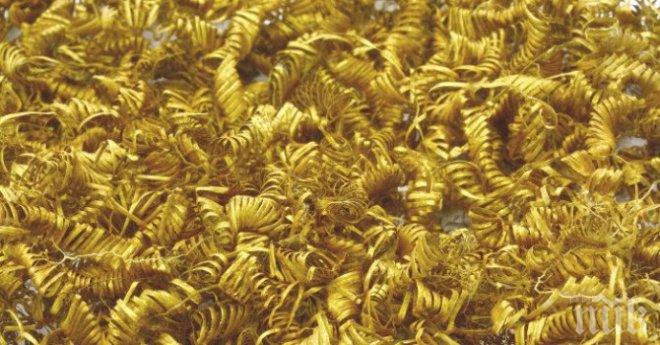  Археолози откриха 2000 древни златни спирали