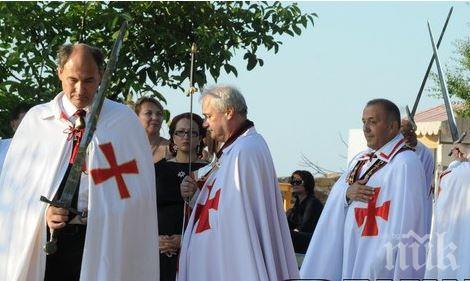 Остров Св.Анастасия събра тамплиерите за древен християнски ритуал (видео)