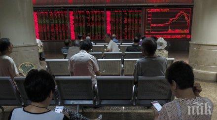 борсата шанхай затвори ръст