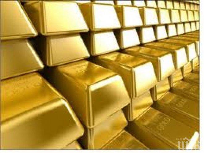 Златото продължава своя отрицателен марш