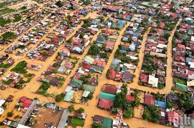 Най-малко 19 души са загинали заради наводненията във Филипините