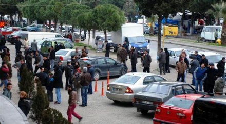 трусът усетен рихтер турция видео