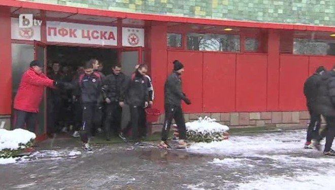 Забраниха на играчи на ЦСКА да тренират