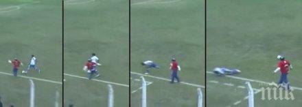 треньор аржентина скандална проява рита противников футболист видео