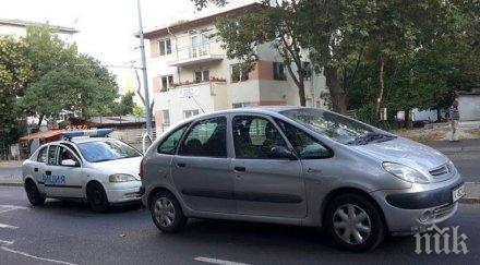 млад шофьор отнесе пешеходка бургас