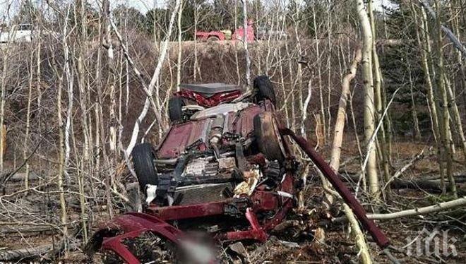 Инцидент в Дупница! Автомобил изхвърча от пътя, влачи се 30 метра
