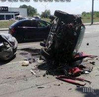 Двегодишно момченце е с опасност за живота след зверската катастрофа в Бургас