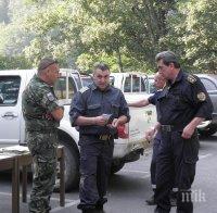 Пожарът над Рилския манастир още не е потушен, изградиха водна връзка, обливат огъня чрез нея