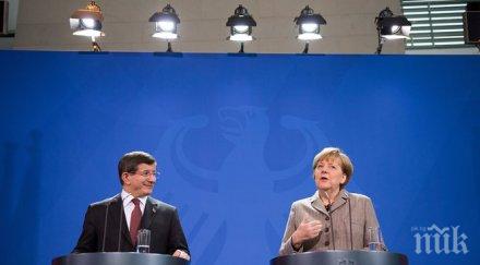 меркел призова давутоглу спазва примирието кюрдите