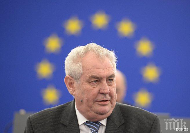 Милош Земан грабва пушка срещу ислямистите