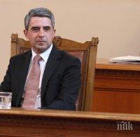 Плевнелиев: Всяка партия в НС носи политическа отговорност за действията си