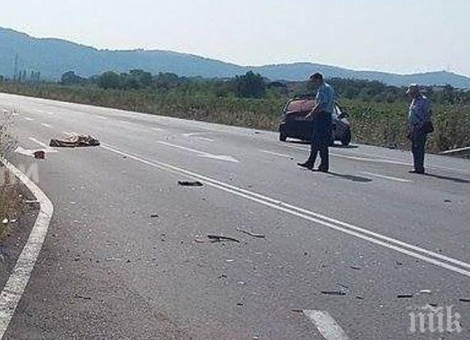 Кървава катастрофа край Враца! Шофьор изхвърча от колата си след тежък удар, загина на място