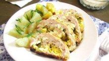 Месни рула с маслини