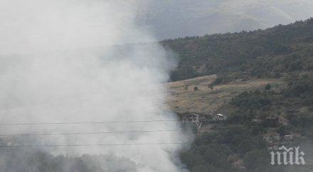 650 дка сухи треви храсти горят хасковска област