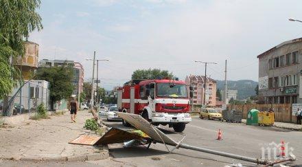 тир събори стълб благоевград