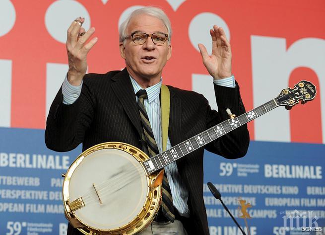 Гай Ричи и Стив Мартин луднаха по банджото