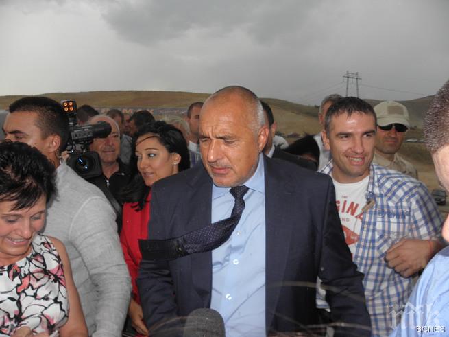 Буря отвя премиерската визита в Сандански