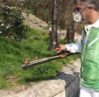 Пръскат срещу комари и цикади Морката градина във Варна