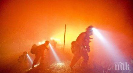 огнеборец загинал гасенето един горски пожара калифорния обявиха извънредно положение