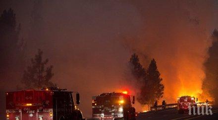 9000 огнеборци гасят пожарите калифорния