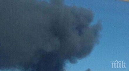 малък самолет разби време автомобилно шоу северозападна англия