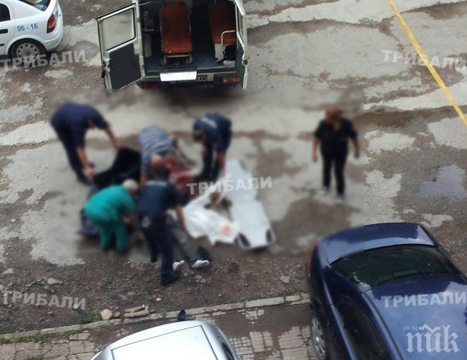 Трагедия! Врачанин скочи от покрива на блок край болницата (снимка 18+)